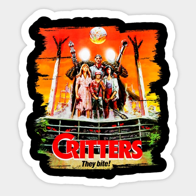 Critters Poster Sticker by BigOrangeShirtShop